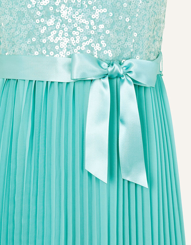 Truth Pleated Prom Dress, Teal (TEAL), large