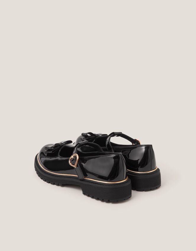 Bow Patent Mary Jane Brogues, Black (BLACK), large