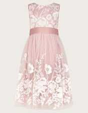Alicia Embroidered Lace Maxi Dress, Pink (PINK), large