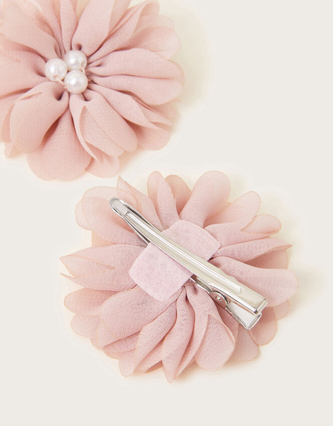 Rosette Bridal Hair Clips Set of Two, , large