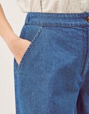 Cece Denim Shorts, Blue (DENIM BLUE), large