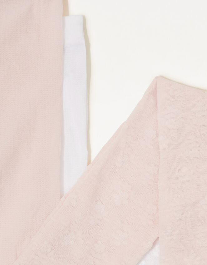 2-Pack Floral Lace Tights, Multi (MULTI), large