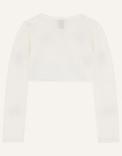 Butterfly Cardigan, Ivory (IVORY), large