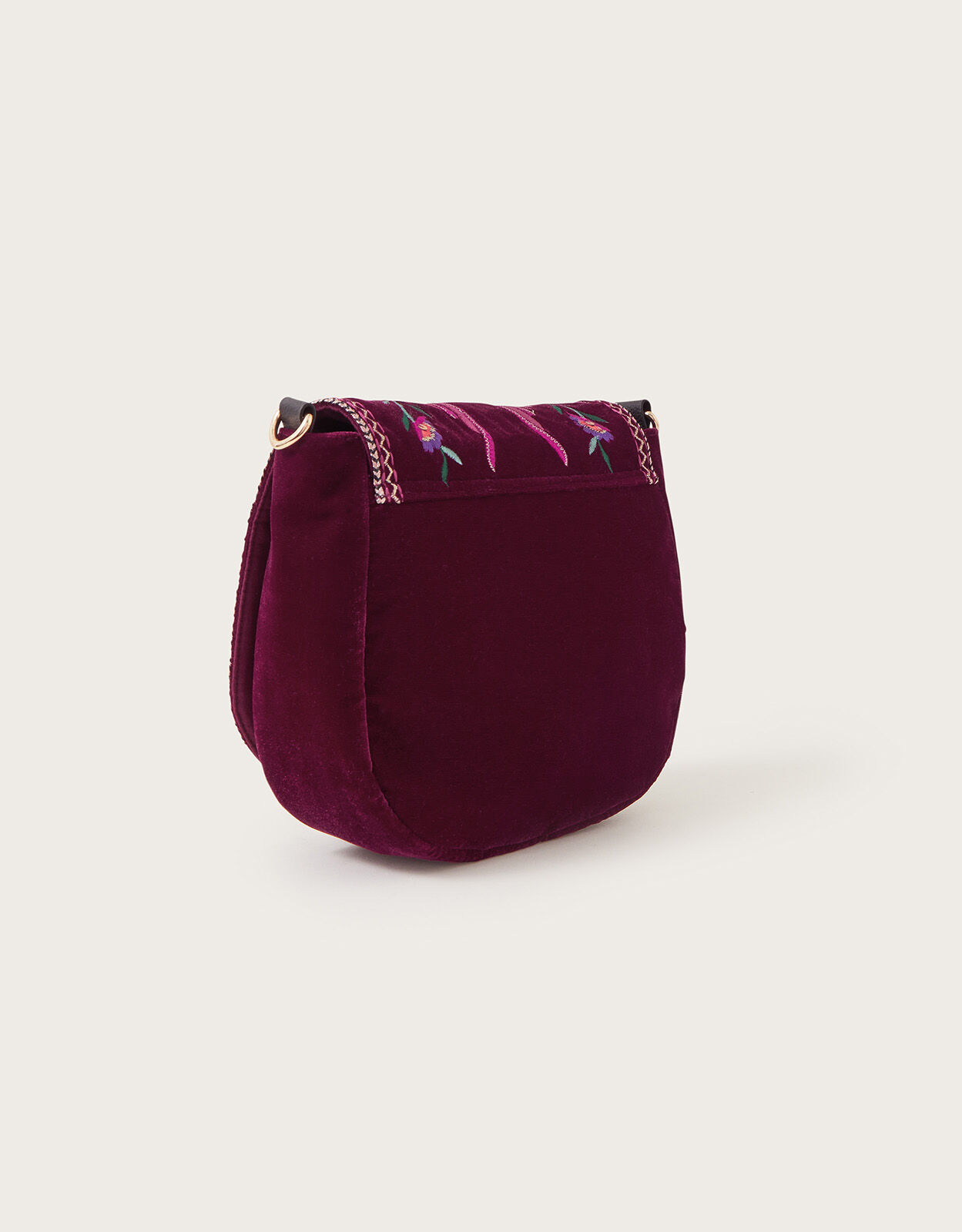 Maroon velvet bag store