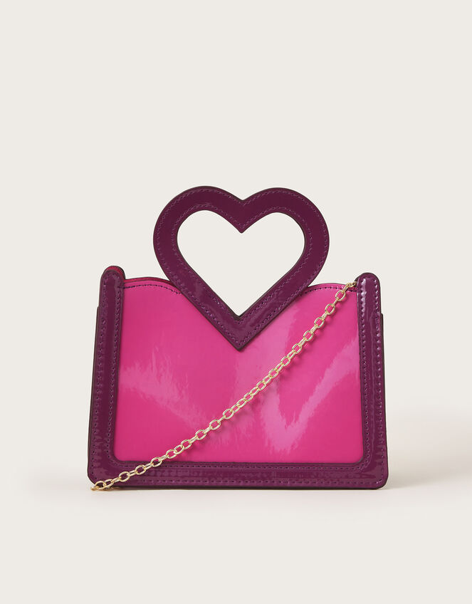 Patent Heart Handle Bag, , large