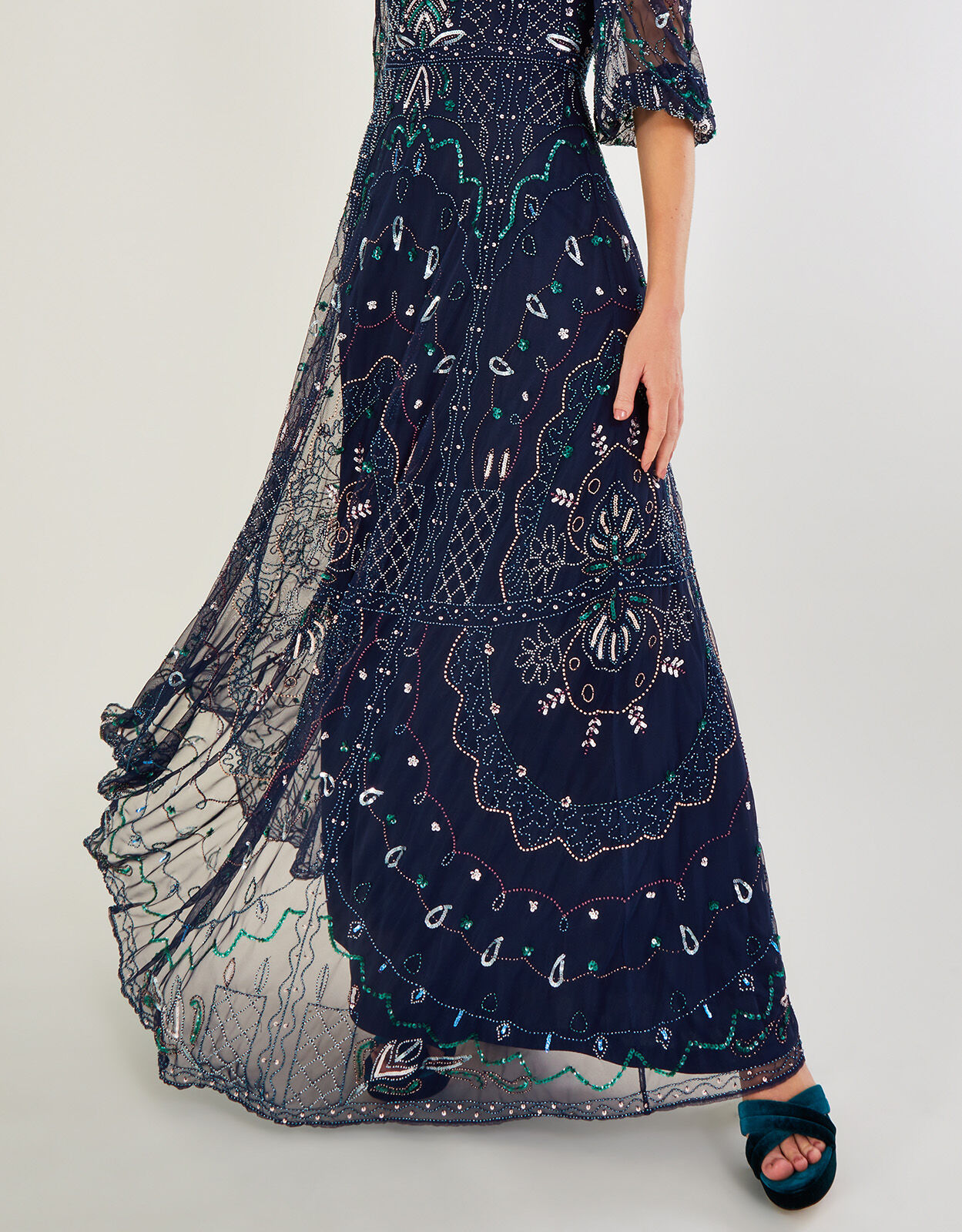 Embellished maxi dress uk 2025