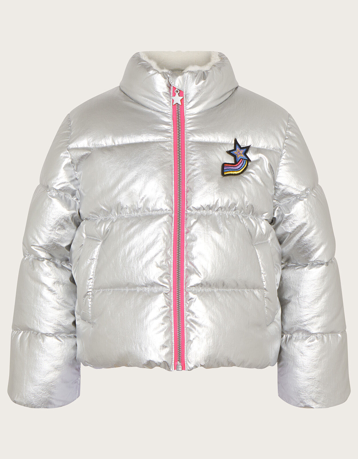 Silver girls jacket deals