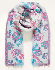 Jacquard Heritage Blanket Scarf, , large