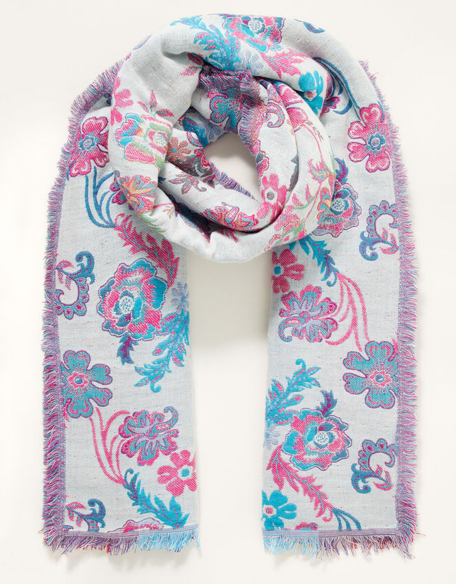 Jacquard Heritage Blanket Scarf, , large