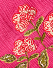 Boutique Rio Embroidered Shorts, Pink (PINK), large