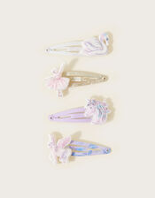 Unicorn Hair Clips 4 Pack, , large