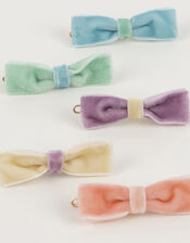 Meri Meri 10-Pack Velvet Bow Hair Clips, , large