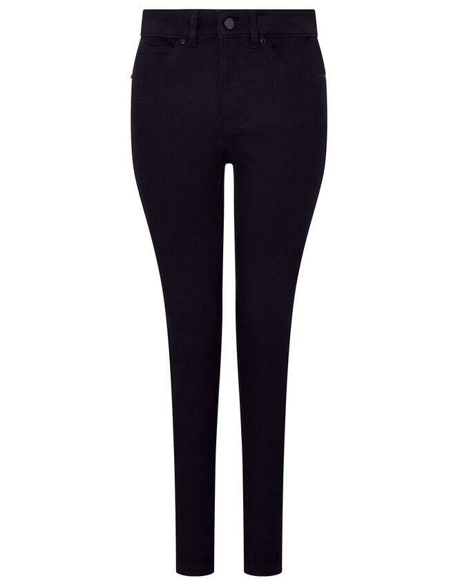 Nadine Regular Length Jeans with Organic Cotton, Black (BLACK), large