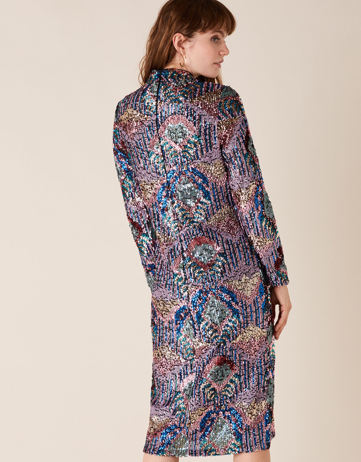 Monsoon multi sale coloured dress