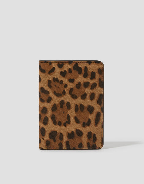 Leopard Print Passport Holder, , large