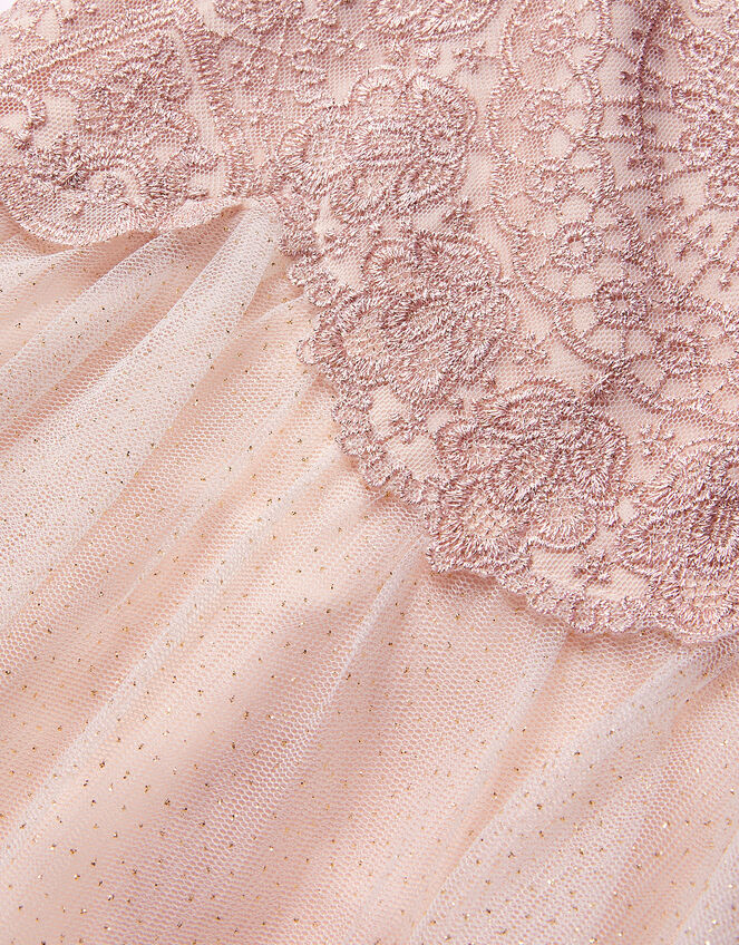 Estella Lace Bodice Dress, Pink (PINK), large