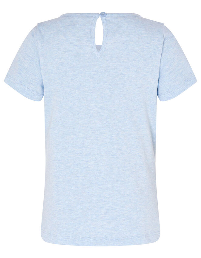 Sequin Bunny T-Shirt, Blue (BLUE), large