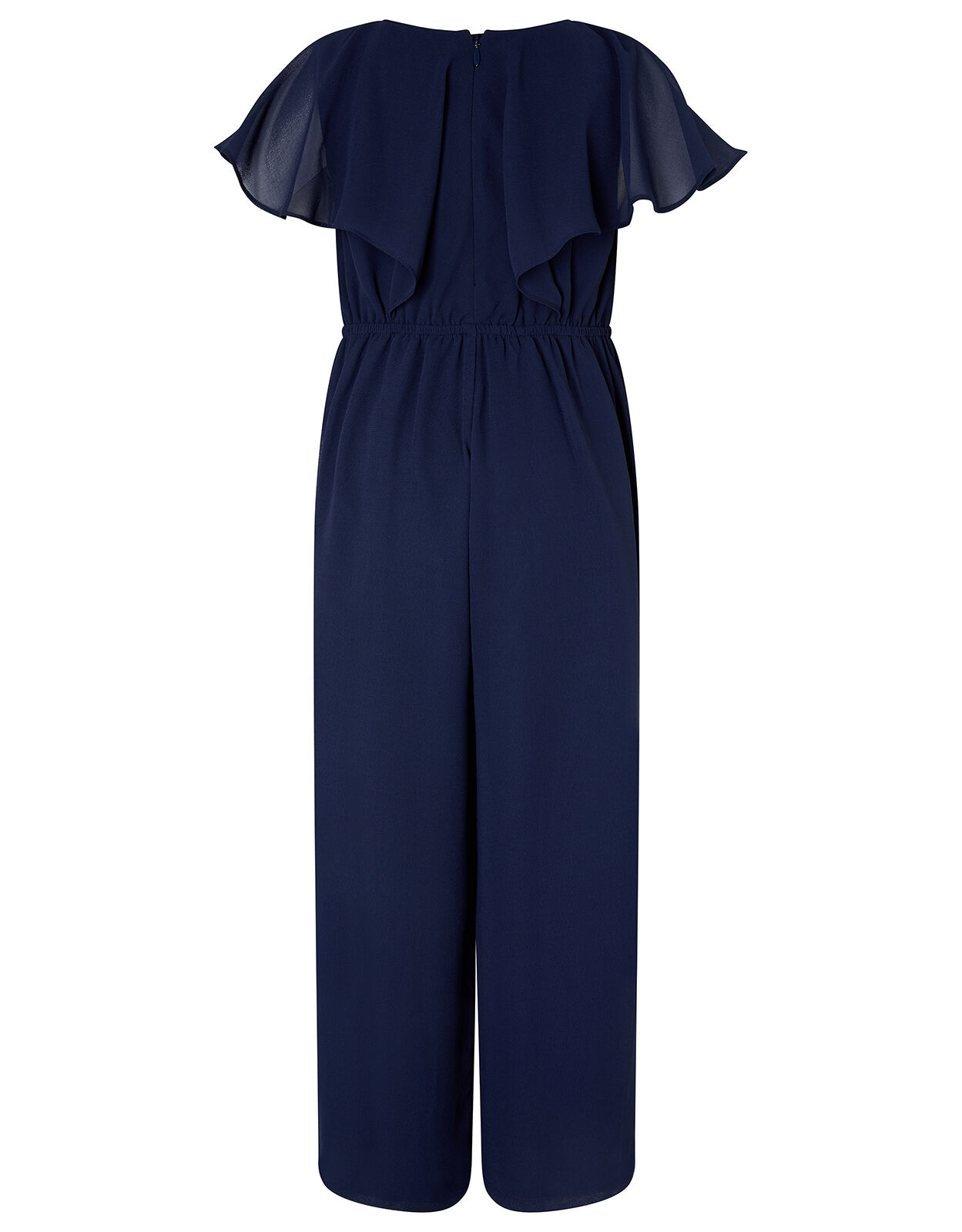 Bonita Cape Sleeve Sequin Jumpsuit