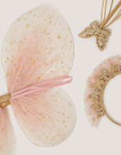 Butterfly Wings, Tiara & Wand Set, , large
