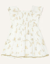 Baby Butterfly Dress, White (WHITE), large