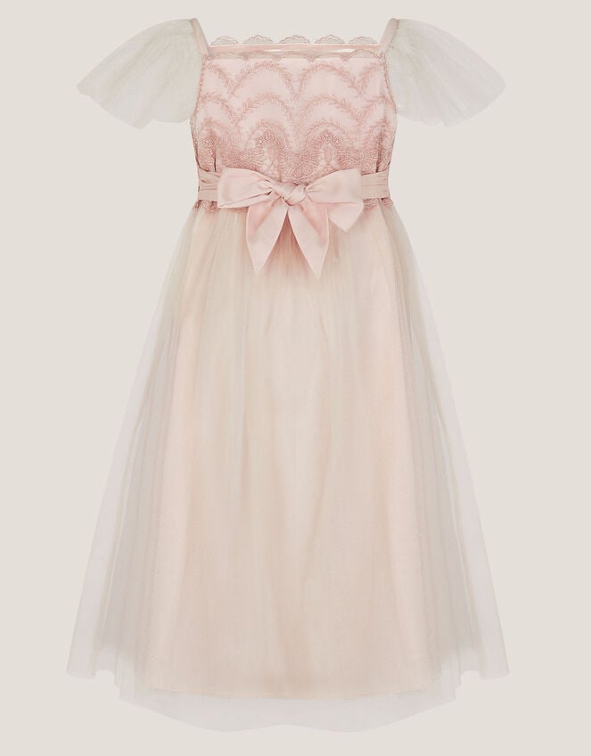 Francesca Lace Tulle Party Dress, Pink (PINK), large