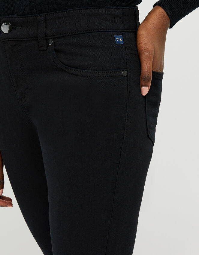 Idabella Capri Jeans with Organic Cotton, Black (BLACK), large
