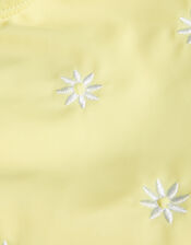 Amalfi Daisy Embroidered Swimsuit, Yellow (YELLOW), large