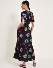 Summer Sun Dress, Black (BLACK), large