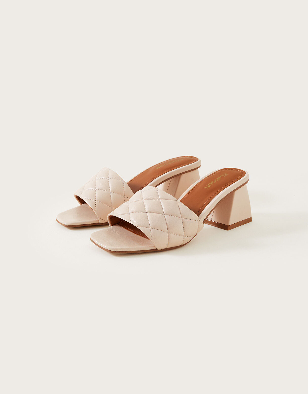 Nude deals mules shoes