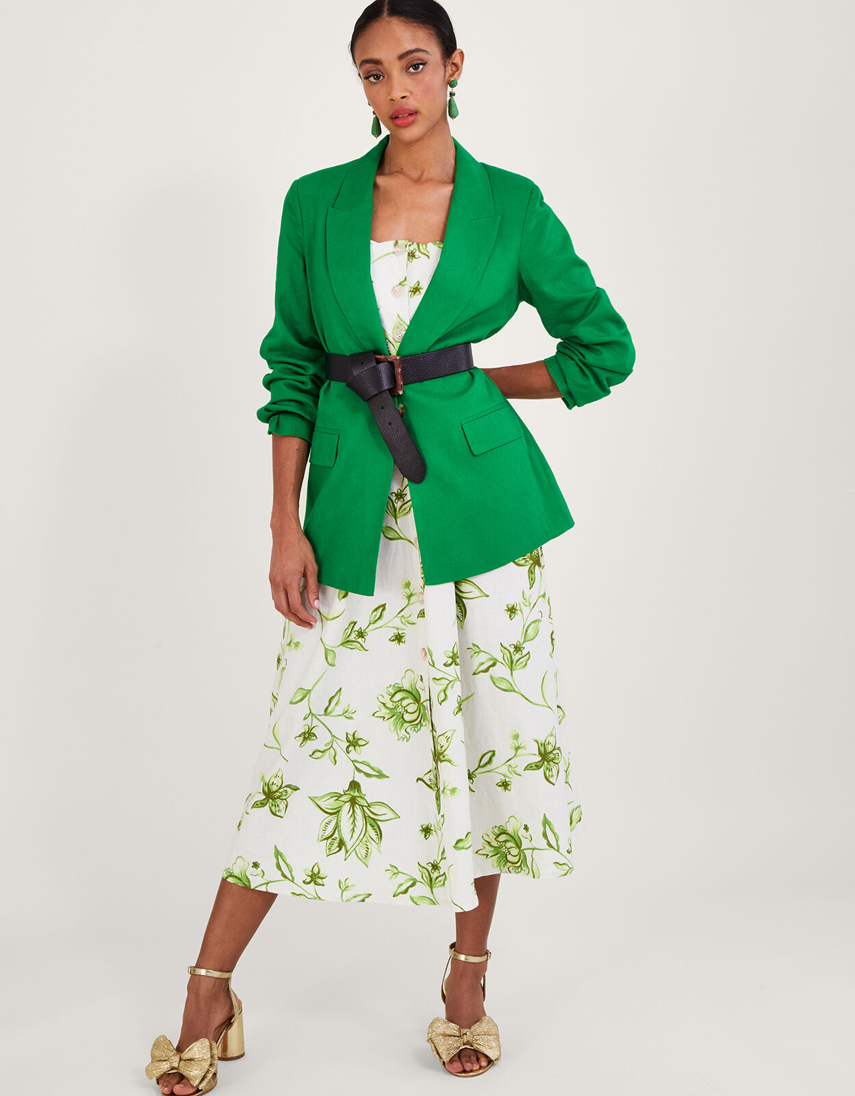 Monsoon linen discount jacket