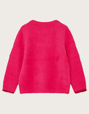 Christmas Tree Knitted Jumper, Pink (BRIGHT PINK), large