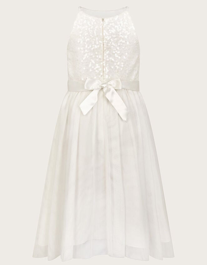 Sequin Truth Bridesmaid Dress, Ivory (IVORY), large