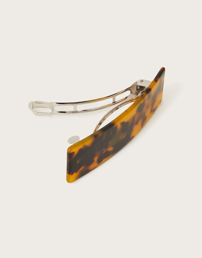 Tortoiseshell Barrette Hair Clip, , large