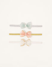Baby Organza Bow Bando Set, , large