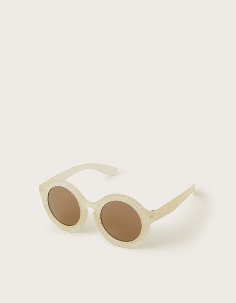 Baby Round Glitter Sunglasses, , large