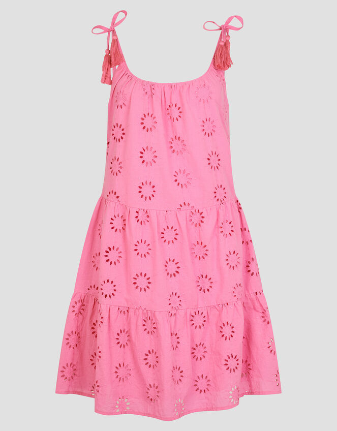 Maud Broderie Dress, Pink (PINK), large