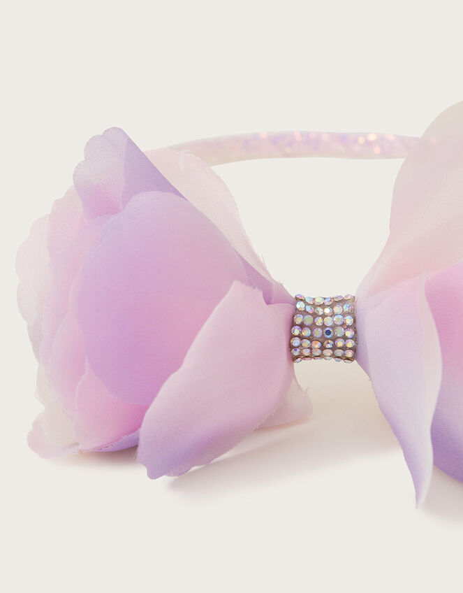Jojo Ruffle Bow Headband, , large