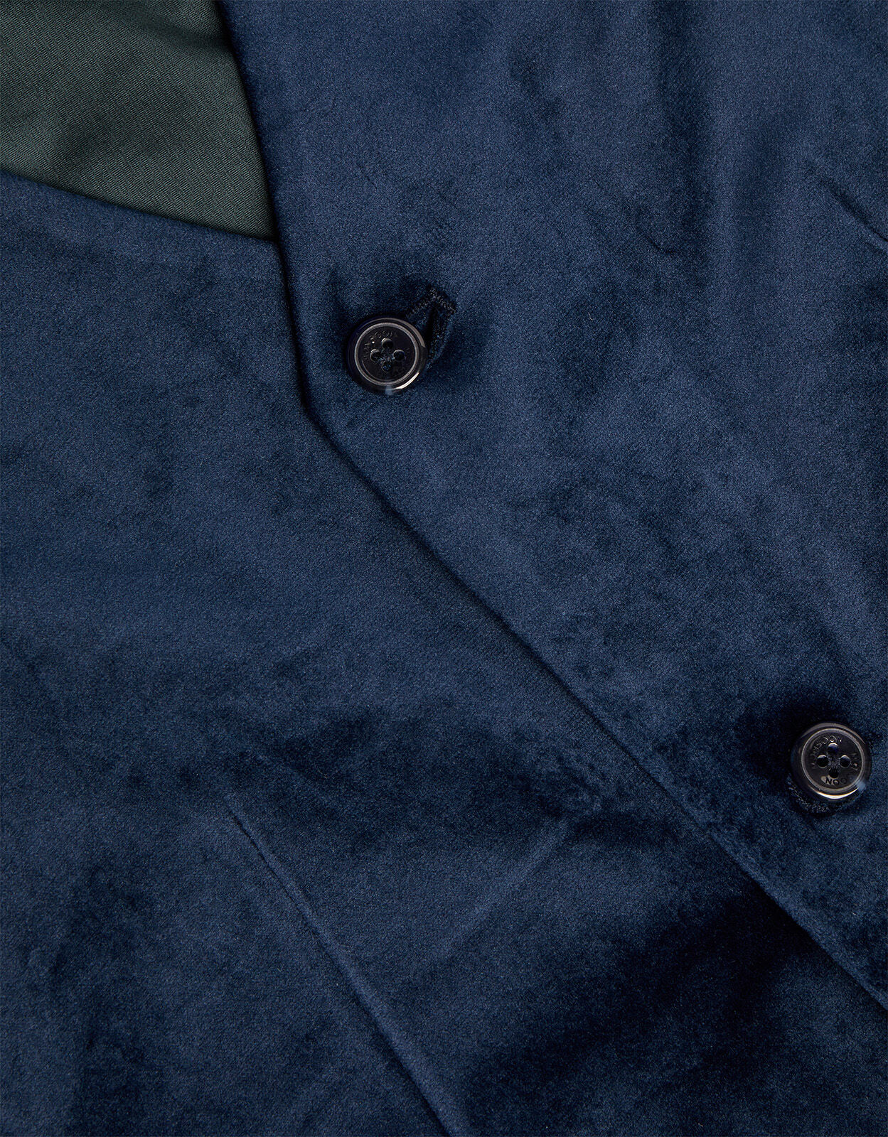 Navy velvet outlet waistcoat