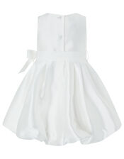 Baby Pearl Puffball Occasion Dress, Ivory (IVORY), large
