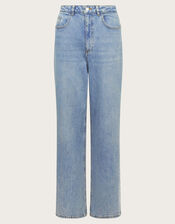 Ruby Wide Leg Jeans, Blue (PALE BLUE), large