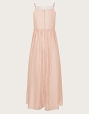 Nola 3D Flower Organza Prom Dress, Pink (PINK), large
