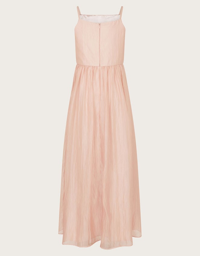Nola 3D Flower Organza Prom Dress, Pink (PINK), large