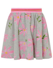 Floral Sweat Set in Organic Cotton, Grey (GREY), large