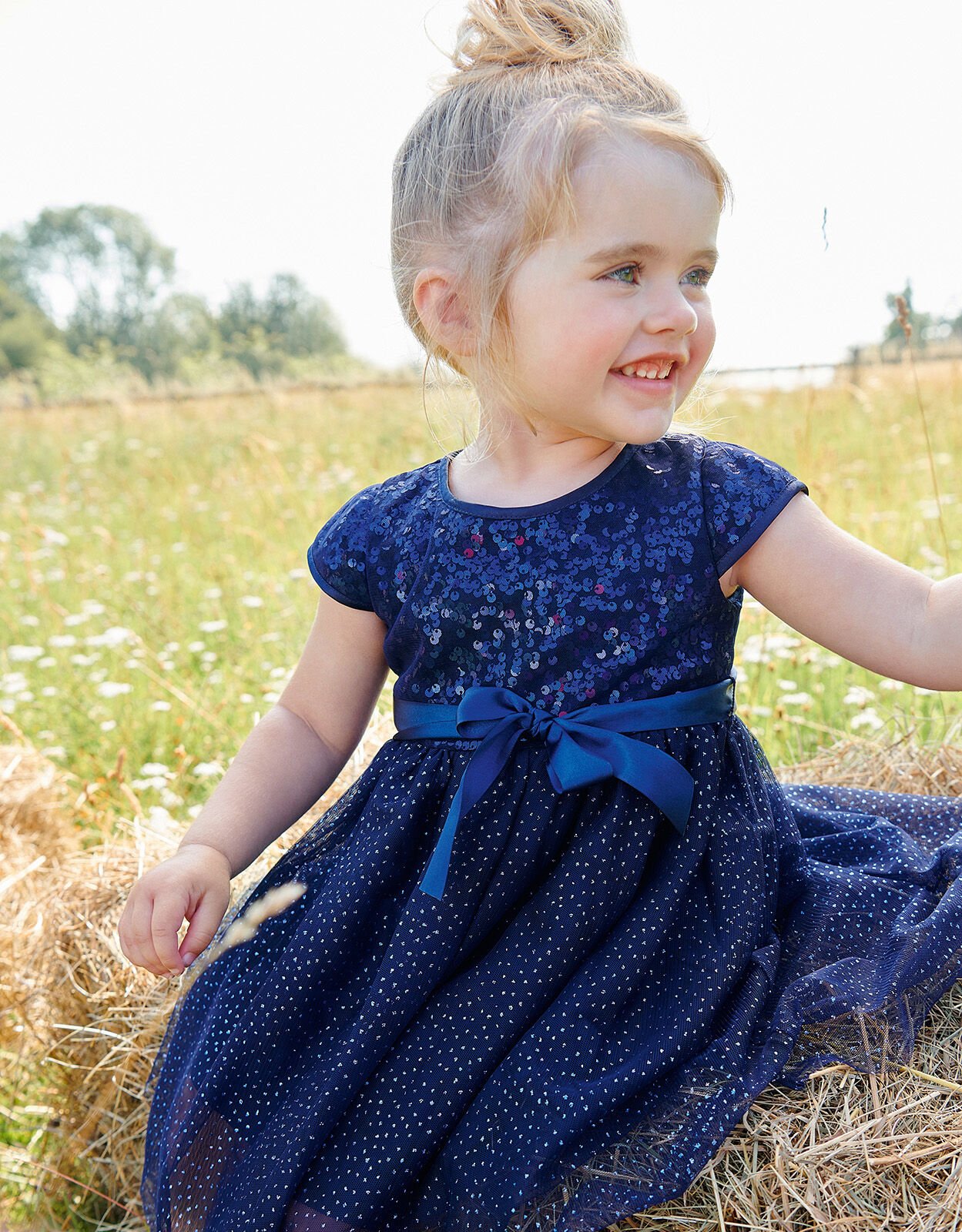 Baby girl navy outfit hot sale