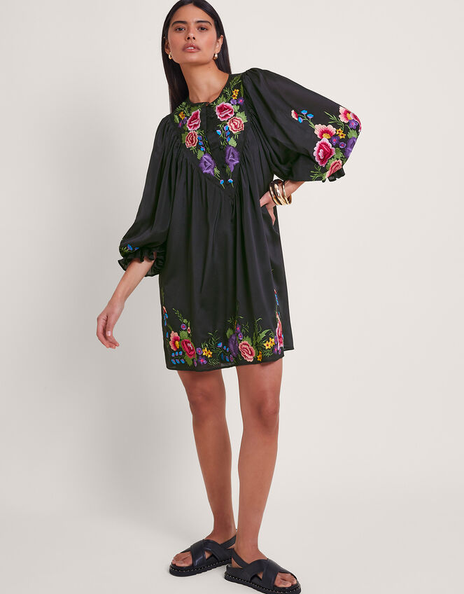 Sweet Marie Embroidered Cotton Tunic Dress