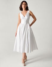 Colette Midi Wedding Dress, Ivory (IVORY), large