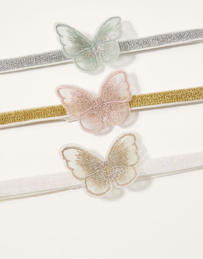 Baby Butterfly Lace Bandos Set of Three, , large