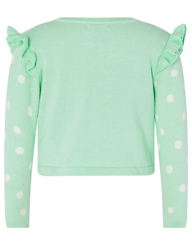 Baby Daisy Cardigan, Blue (TURQUOISE), large