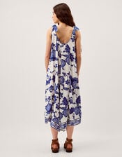 Gloria Floral Culotte Jumpsuit, Blue (BLUE), large