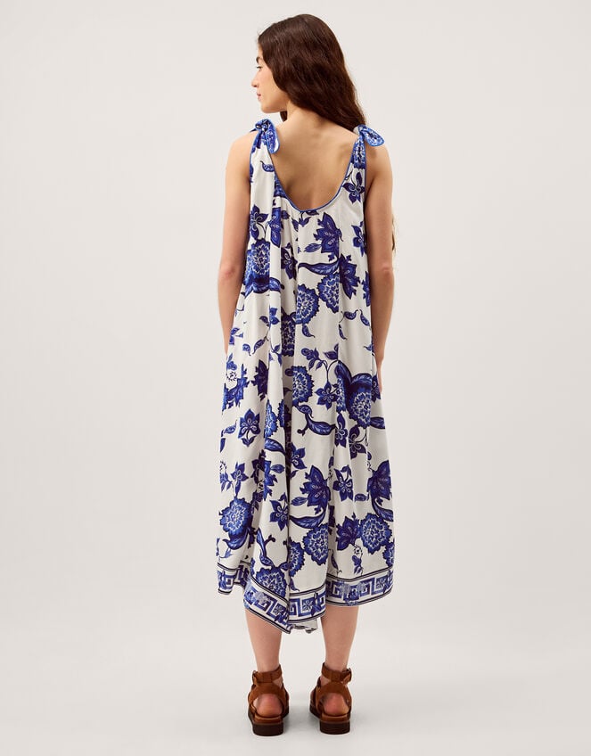 Gloria Floral Culotte Jumpsuit, Blue (BLUE), large
